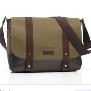 Aubrey Canvas Diaper Bag